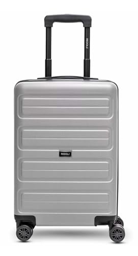 REDOLZ Kleiner Hartschalen Kabinen-Koffer | Cabin-Trolley 38 x 21 x 55 cm aus hochwertigem ABS Material | Ultra-leicht nur 2,74 kg für Damen & Herren | 4 Doppelrollen & TSA-Schloss (Essentials 08) von REDOLZ