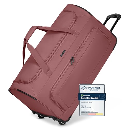 REDOLZ große L Trolley-Reisetasche mit Rollen 71 cm | 81 Liter | für Männer & Frauen (Duffle Essentials) von REDOLZ