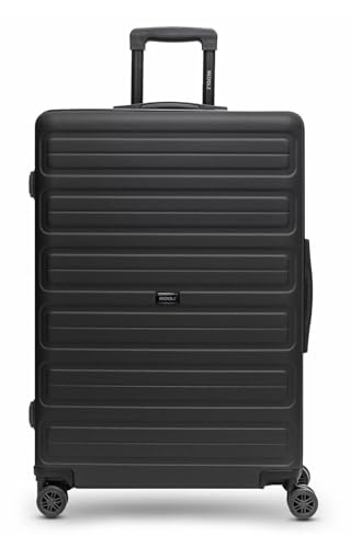 REDOLZ großer Hartschalen Check-in Koffer | XL Trolley 53 x 26 x 75 cm aus hochwertigem ABS Material | Ultra-leicht nur 4,32 kg für Damen & Herren | 4 Doppelrollen & TSA-Schloss (Essentials 08) von REDOLZ
