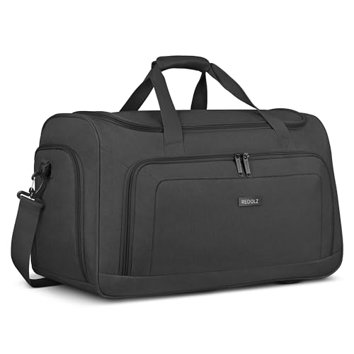 REDOLZ mittelgroße Reisetasche mit Schuhfach | Handgepäck Weekender 55 x 30 x 32 cm, Sporttasche mit 48 L | Gym Travel Bag für Frauen & Männer (Essentials 12) von REDOLZ
