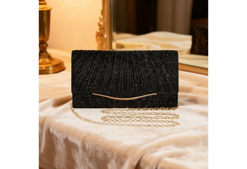 REDOM Abendtasche Pailletten Handtasche Kosmetik-Etui Crossbody (mit Abnehmbare 120-cm-Kette und Magnetverschluss, 1-tlg., für Hand- Schulter- oder Crossbody-Trageweise), Ideal für Hochzeiten Partys Bankette und festliche Events von REDOM