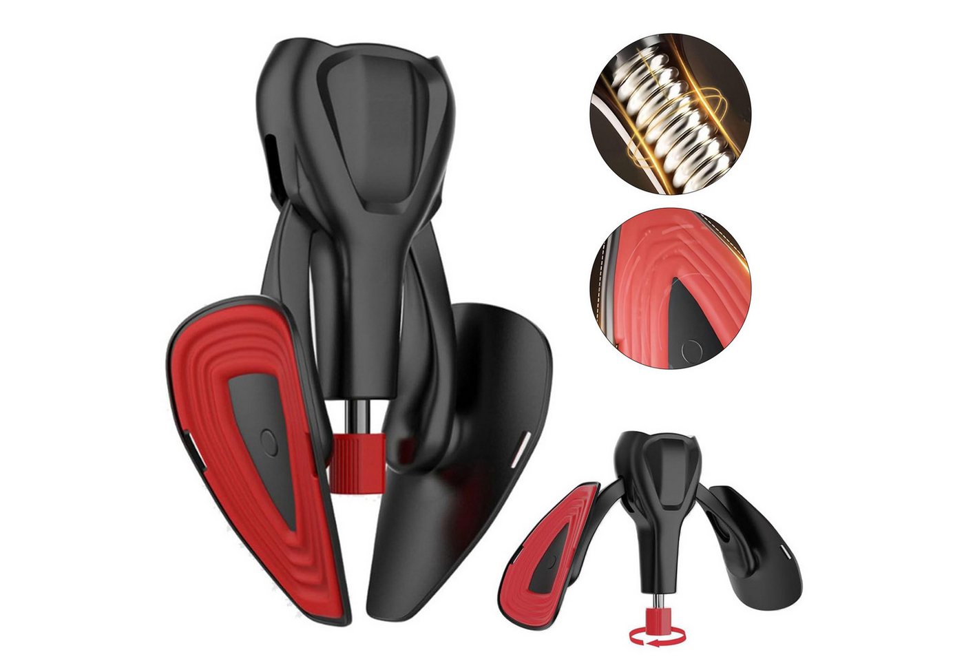 REDOM Beckenbodentrainer Beintrainer und Beckenbodenmuskeltrainer Heimtrainer, mit stabiler rutschfester Basis und elastischen Bändern, 1-tlg., Kompaktes Heimtrainingsgerät perfekt für Zuhause oder Büro, Effektives Training für Beine Po und Beckenboden für Männer und Frauen von REDOM