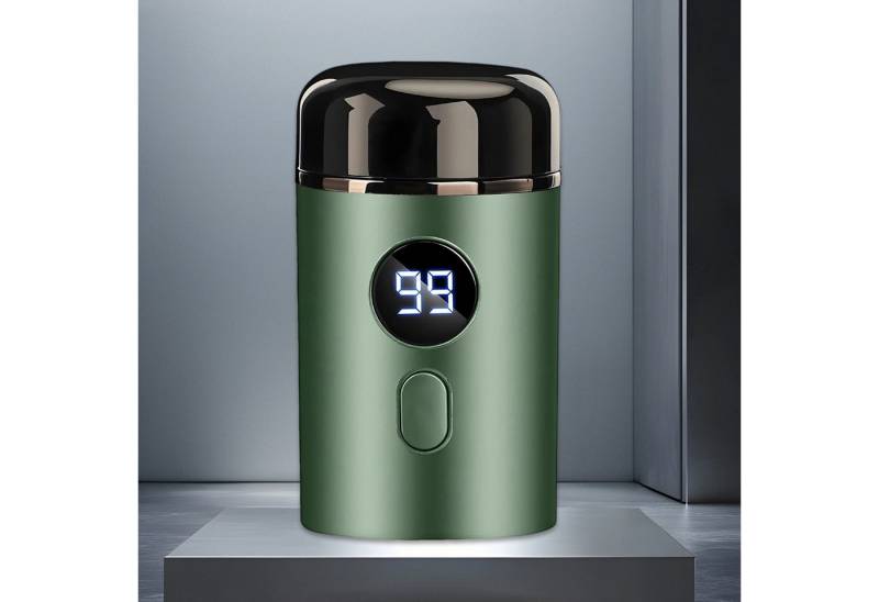 REDOM Elektrorasierer Barttrimmer Rasierapparat Elektrischer Rasierer mit LED-Akkuanzeige, Aufsätze: 1, mit Edelstahlklingen IPX7 wasserdicht Typ-C Schnellladung, Kompakt Tragbar Für Flugreisen Geschäftsreisen Büro Auto Und Mehr von REDOM