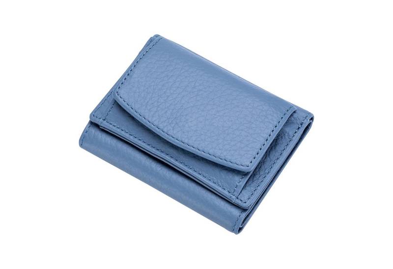 REDOM Geldbörse Damen Geldbeutel Geld Beutel Portemonnaie Portmonee Weich Kurz (Frauen Handtasche Ledergeldbörse Brieftasche mit 6 Kartenfächer, 1-tlg., Slim Wallet, Frauen, Tragbar, Kreditkartenetui, Kartenetui, Kartenhalter), 10 x 7 x 3 cm NFC RFID-Schutz mit Druckknopf und Münzfach von REDOM