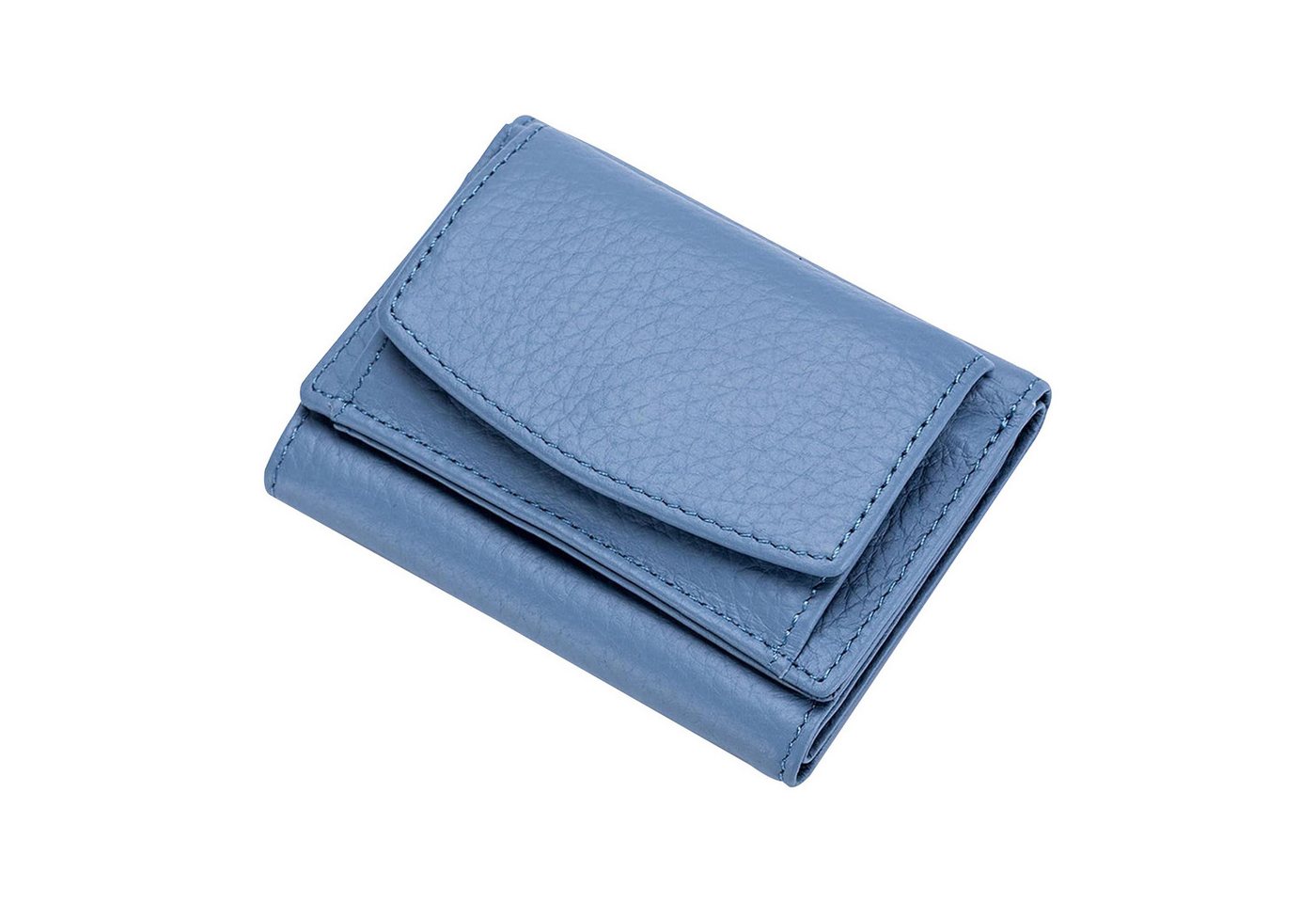 REDOM Geldbörse Damen Geldbeutel Geld Beutel Portemonnaie Portmonee Weich Kurz (Frauen Handtasche Ledergeldbörse Brieftasche mit 6 Kartenfächer, 1-tlg., Slim Wallet, Frauen, Tragbar, Kreditkartenetui, Kartenetui, Kartenhalter), 10 x 7 x 3 cm NFC RFID-Schutz mit Druckknopf und Münzfach von REDOM