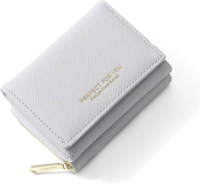 REDOM Geldbörse Damen Geldbeutel Portemonnaie Kunstleder Portmonee (Mini Brieftasche Portemonnaie Slim Wallet, 1-tlg., Kreditkartenetui, Kartenetui, 11 x 8.5 x 4 cm), mit Kartenfäche und Münzfach Sichtfenster von REDOM