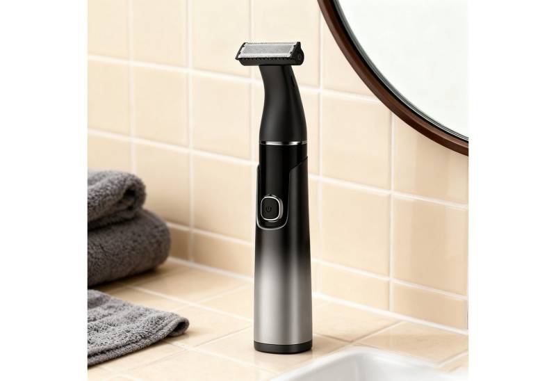 REDOM Haarschneider Elektrischer Haartrimmer Präzisionsschneider, sechs wesentliche Zubehörteile Wasserfest Typ-C-Ladung, Trocken- und Nassanwendungen komfortabel für Bad Strand oder unterwegs von REDOM