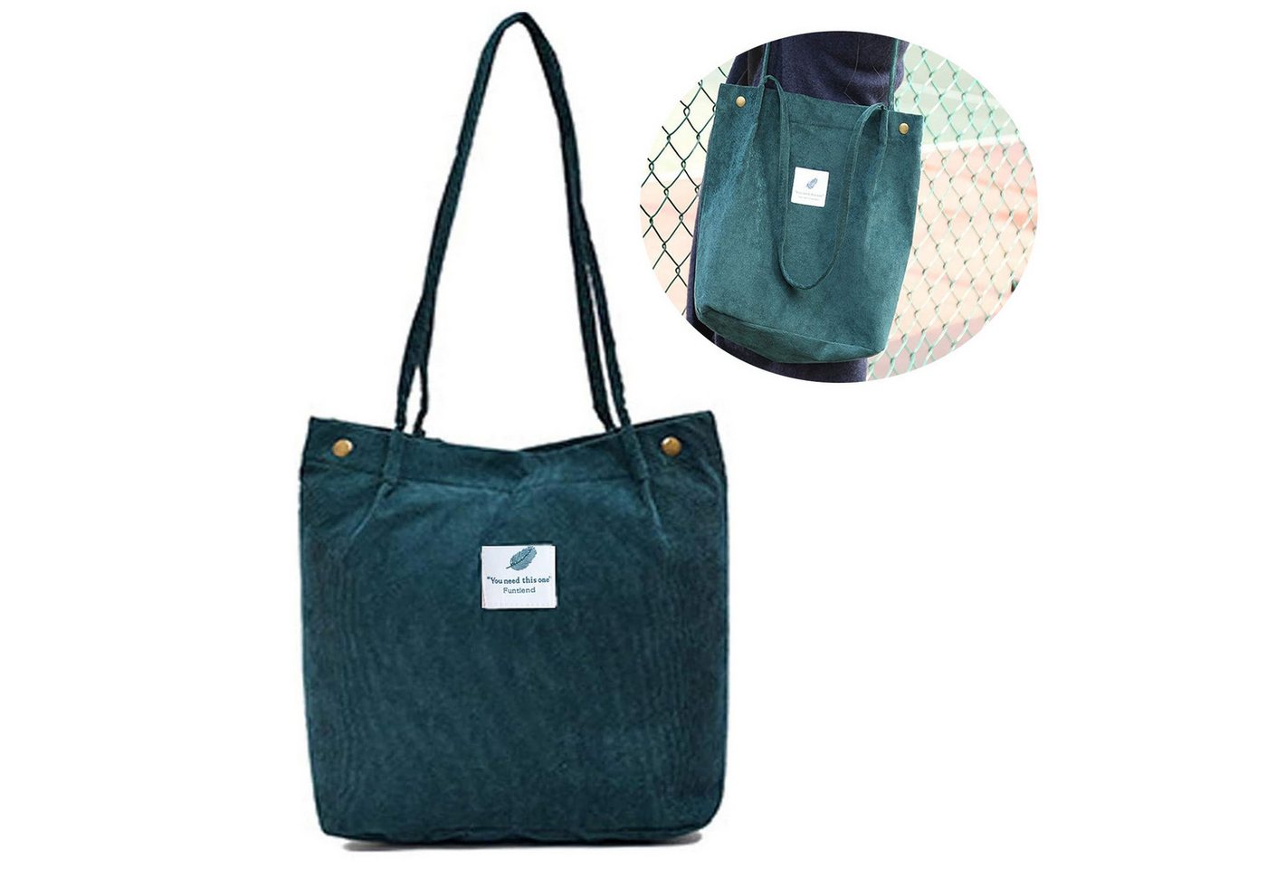 REDOM Handtasche Schultertasche Tragetasche Tasche Shopper Freizeittasche (Arbeitstasche Laptoptasche mit 3 Druckknöpfe, Unitasche, Bürotasche), für Herren Frauen Jungen Freizeit Arbeit Wochenende Schule Büro Reisen von REDOM