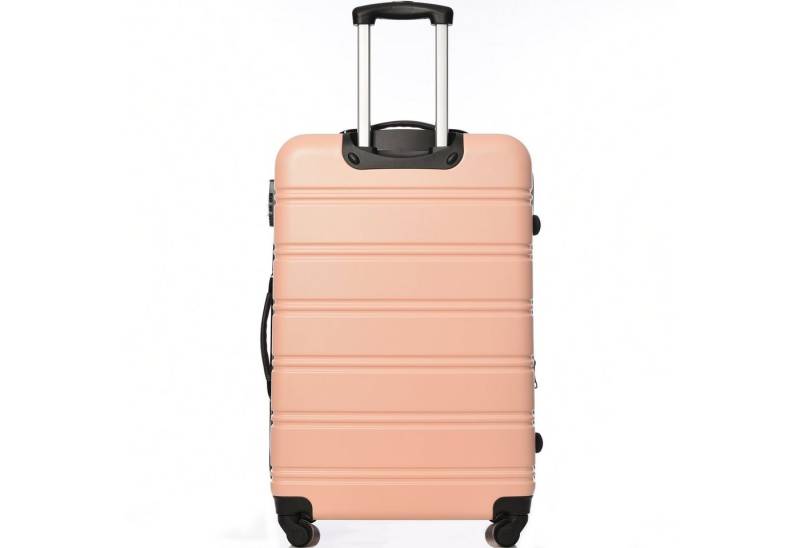 REDOM Hartschalen-Trolley Rollkoffer, Reisekoffer, Handgepäck 4 Rollen, ABS-Material, Material-ABS Kunststoff Viel Stauraum 360° leises Universal- Räder von REDOM