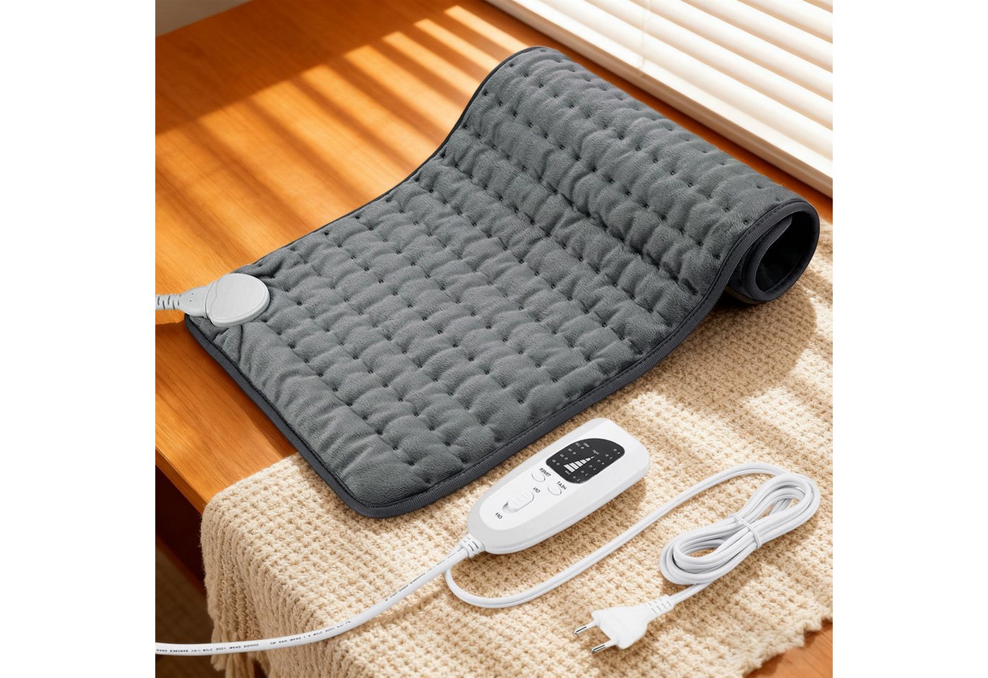 REDOM Heizkissen Heizdecke Wärmekissen Bauchwärmer Heizmatte 83x43 cm, 6 Heizstufen Timer 30–120 Min automatisches Abschalten 1-tlg., Langes Netzkabel für flexible Nutzung zu Hause oder im Büro, Weiches Flanell Erwärmt sich gleichmäßig ideal für Rücken Bauch REDOM Heizkissen Heizdecke Wärmekissen Bauchwärmer Heizmatte 83x43 cm, 6 Heizstufen Timer 30–120 Min automatisches Abschalten 1-tlg., Langes Netzkabel für flexible Nutzung zu Hause oder im Büro, Weiches Flanell Erwärmt sich gleichmäßig ideal für Rücken Bauch von REDOM