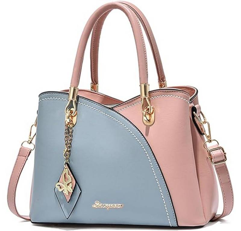 REDOM Henkeltasche Tragetasche Umhängetasche Aktentasche Freizeittasche (Arbeitstasche Messenger-Tasche Top Griff Schultergurt, Unitasche, Bürotasche, Kunstleder), für Frauen Freizeit Arbeit Business Schule Büro Reisen usw von REDOM