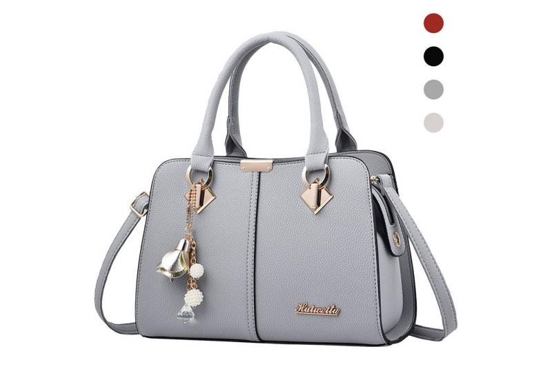 REDOM Henkeltasche Umhängetasche Handtasche Tragetasche Aktentasche Tasche Damen (Schultertasche Arbeitstasche Messenger-Tasche Top Griff mit Schultergurt, 1-tlg., Freizeittasche, Unitasche, Bürotasche, Kunstleder), für Frau Frauen Jungen Freizeit Arbeit Business Schule Büro Reisen usw von REDOM