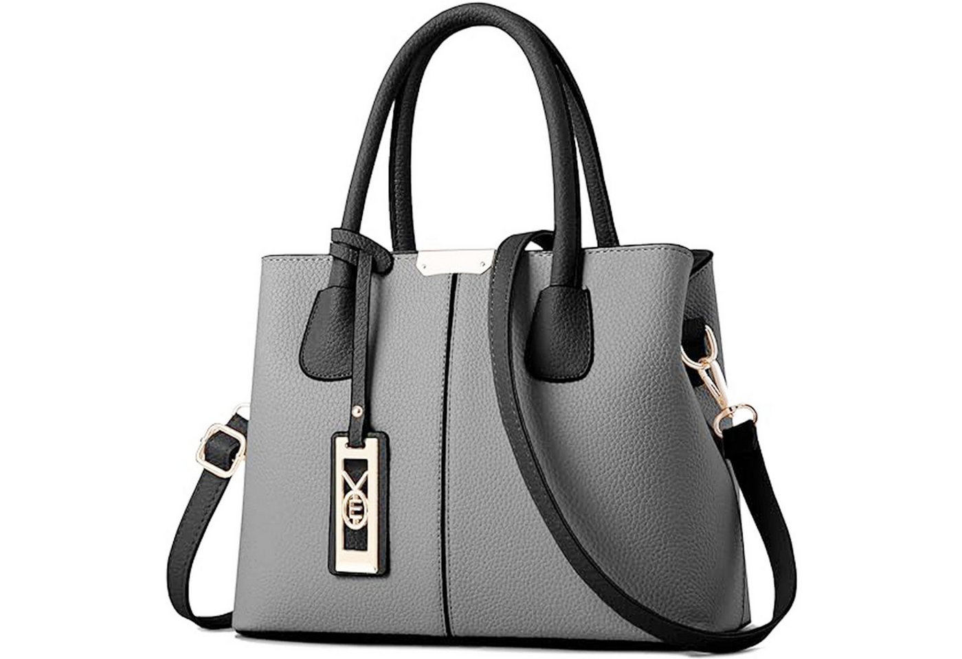 REDOM Henkeltasche Umhängetasche Handtasche Tragetasche Aktentasche Tasche Damen Frauen (Schultertasche Arbeitstasche Messenger-Tasche Top Griff Schultergurt, Freizeittasche, Unitasche, Bürotasche, Kunstleder, 31x23x13 cm), für Frau Frauen Jungen Freizeit Arbeit Business Schule Büro Reisen usw von REDOM