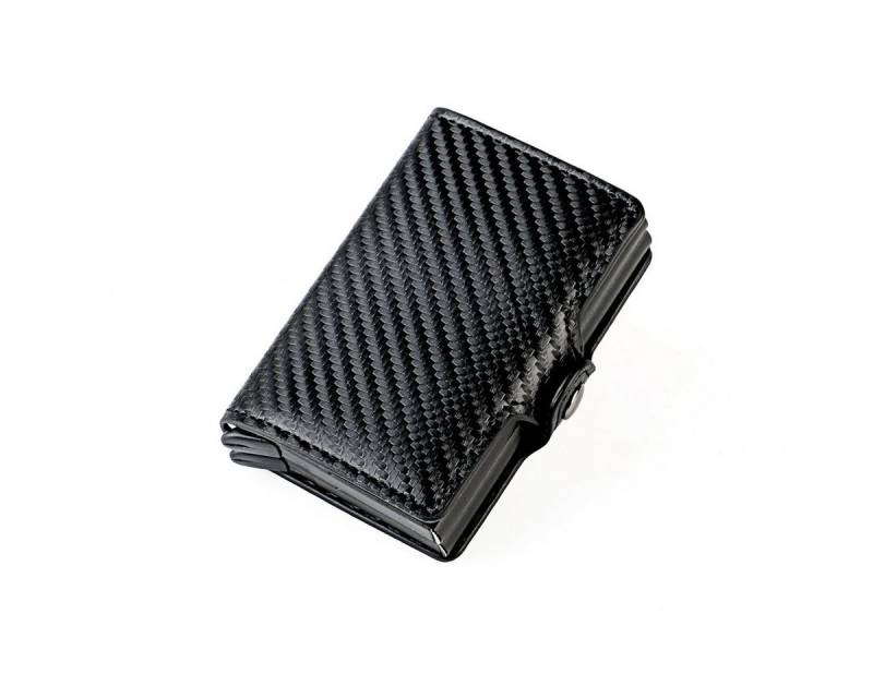 REDOM Kartenetui Kreditkartenetui Geldbörse Portemonnaie Portmonee Geldbeutel Unisex (Herren Frauen Handtasche Ledergeldbörse Brieftasche 14 Kartenfächer, Slim Wallet, Kreditkartenetui, Kartenetui, Kartenhalter), NFC RFID-Schutz 9.5cm x 6.5cm x 2.5cm von REDOM