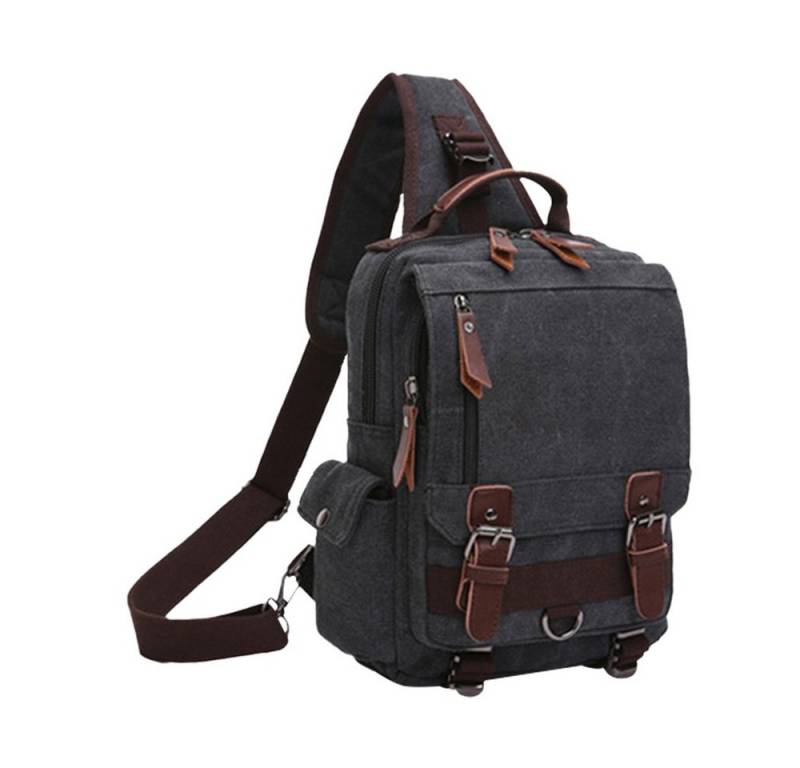 REDOM Laptoprucksack Canvas Laptop Rucksack Rucksäcke Schulrucksack Laptoptasche (Tablet Ipad Laptop Notebook Tasche Schule Uni Rucksack aus Canvas, Sportrucksack, Wasserbeständig, Schulterrucksack, Canvas), Herren Damen Jungen Teenager Freizeit Arbeit Business Reisen von REDOM