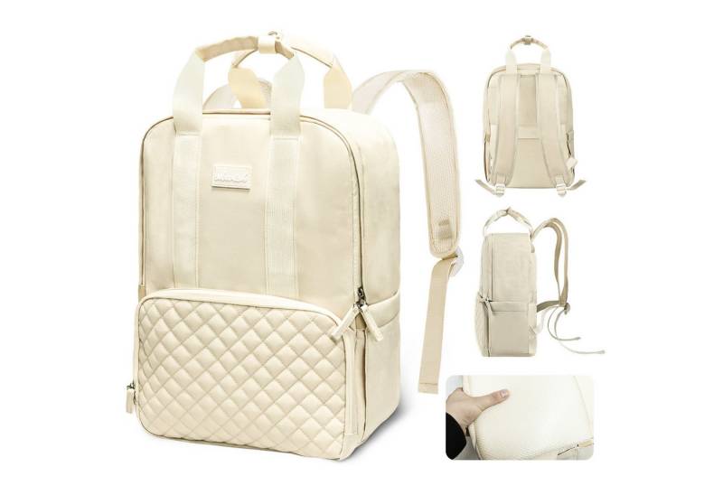 REDOM Laptoprucksack Rucksäcke Schulrucksack Wasserdichter Tagesrucksack (Groß 15,6 Zoll Oxford-Stoff Laptop, 1-tlg., Backpack mit Laptopfach, Arbeitsrucksack), Herren Damen Freizeit Arbeit Business Reisen von REDOM