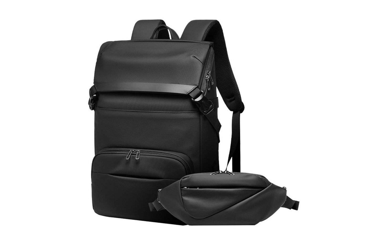 REDOM Laptoprucksack Laptop Rucksack Rucksäcke Schulrucksack Wasserbeständig Laptoptasche (Laptop Notebook Tasche Schule Uni Rucksack, Backpack mit Laptopfach, USB-Anschluss, mit abnehmbarer Schultertasche), Herren Damen Jungen Teenager Freizeit Arbeit Business Reisen von REDOM