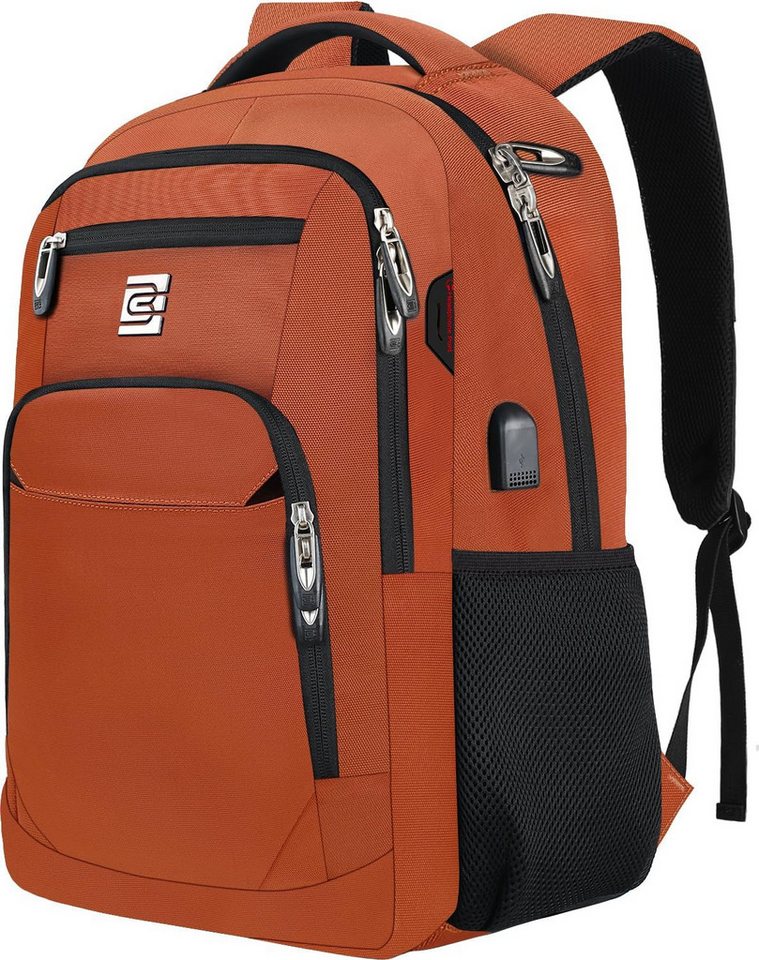 REDOM Laptoprucksack Laptop Rucksack Rucksäcke Schulrucksack Wasserbeständig Laptoptasche (Laptop Notebook Tasche Schule Uni Rucksack, 1-tlg., Sportrucksack, mit USB-Anschluss, Anti-Diebstahl, Backpack mit Laptopfach), fur Herren Damen Jungen Teenager Freizeit Arbeit Business Reisen von REDOM