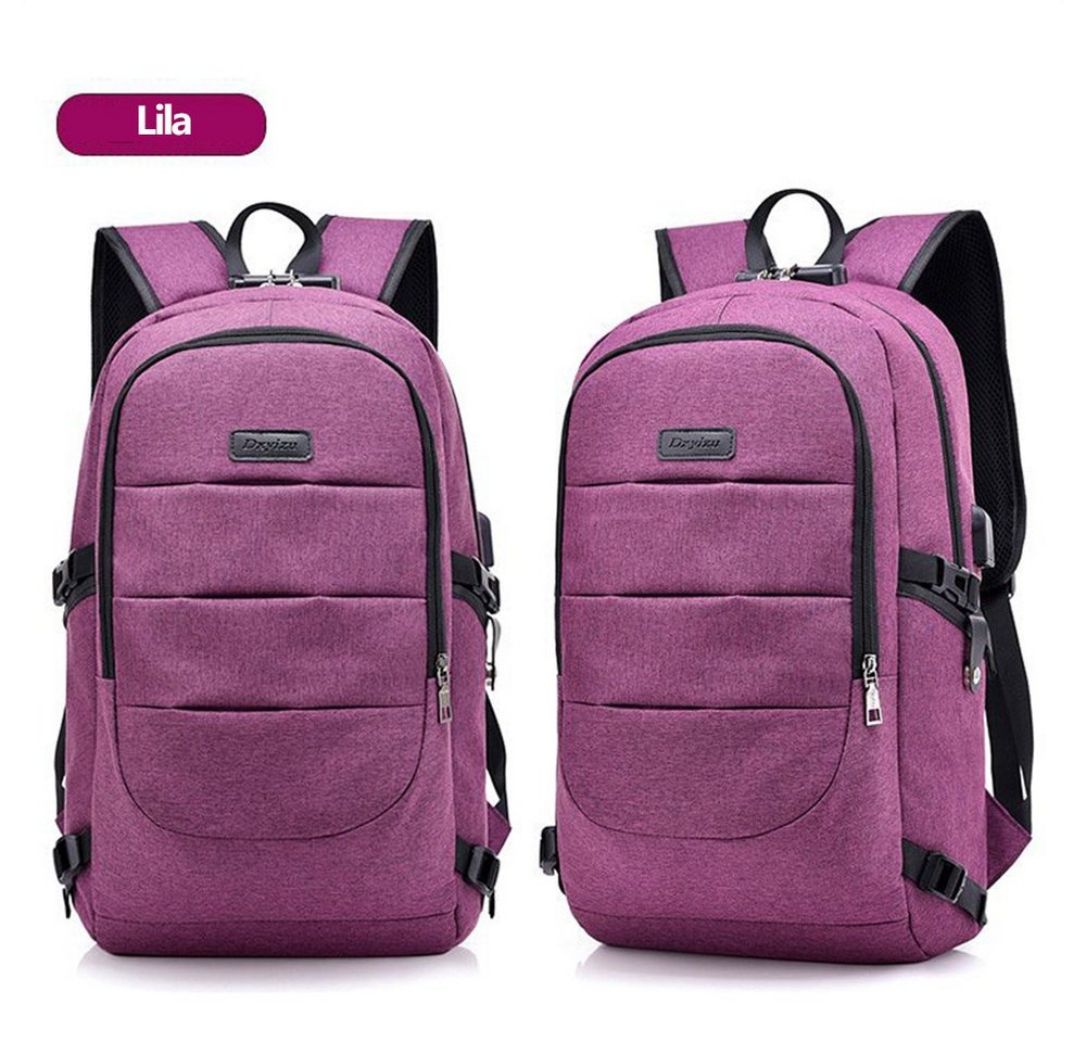 REDOM Laptoprucksack Laptop Rucksack Rucksäcke Schulrucksack Wasserbeständig Laptoptasche (Laptop Notebook Tasche Schule Uni Rucksack, Sportrucksack, mit USB-Anschluss, Backpack mit Laptopfach), Herren Damen Jungen Teenager Freizeit Arbeit Business Reisen von REDOM