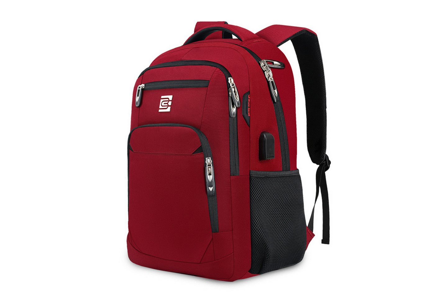 REDOM Laptoprucksack Laptop Rucksack Rucksäcke Schulrucksack Wasserbeständig Laptoptasche (Laptop Notebook Tasche Schule Uni Rucksack, Sportrucksack, mit USB-Anschluss, Anti-Diebstahl, Backpack mit Laptopfach), Herren Damen Jungen Teenager Freizeit Arbeit Business Reisen von REDOM