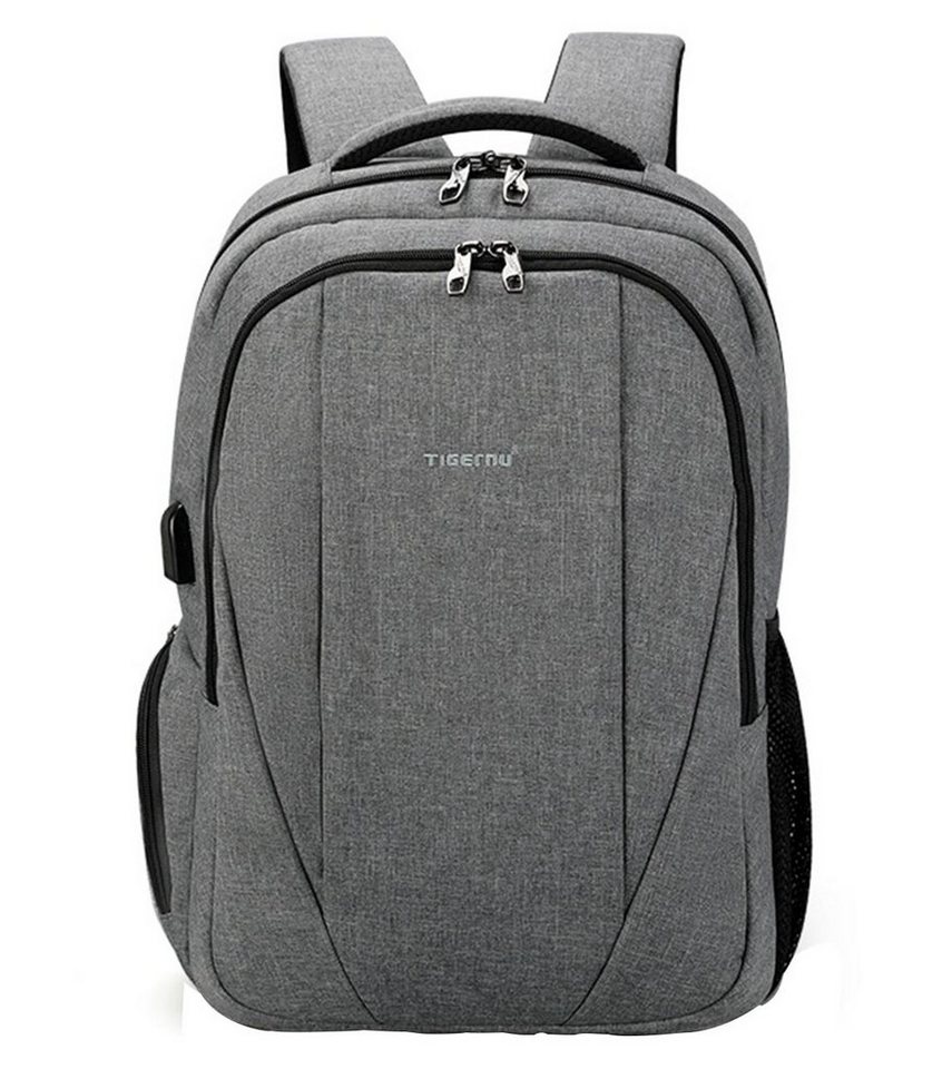 REDOM Laptoprucksack Laptop Rucksack Rucksäcke Schulrucksack Wasserbeständig Laptoptasche (Laptop Notebook Tasche Schule Uni Rucksack, mit USB-Lade-Anschluss, Anti-Diebstahl, Backpack mit Laptopfach, Schloss), Herren Damen Jungen Teenager Freizeit Arbeit Business Reisen von REDOM