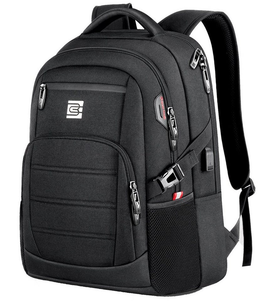 REDOM Laptoprucksack Laptop Rucksack Rucksäcke Schulrucksack Wasserbeständig Laptoptasche (Laptop Notebook Tasche Schule Uni Rucksack 36L/46L, mit USB-Lade-Anschluss, Backpack mit Laptopfach, 45×31×20 cm/51×37×23 cm), Herren Damen Jungen Teenager Freizeit Arbeit Business Reisen von REDOM