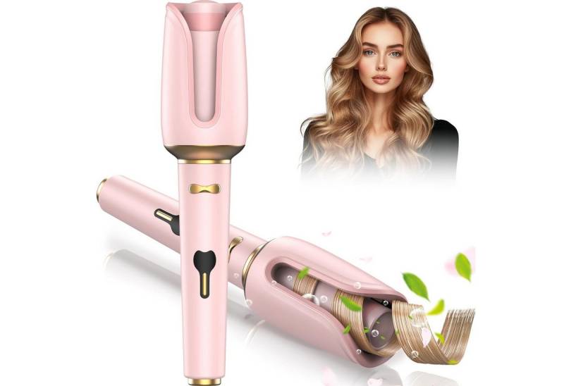 REDOM Lockendreher Automatische Lockenwickler Lockenstab LCD-Display Haarstyler, Keramik- und Proteinbeschichtung zum Schutz vor Hitzeschäden am Haar, 360° Drehkabel Automatische Abschaltung nach 60 Minuten Inaktivität von REDOM