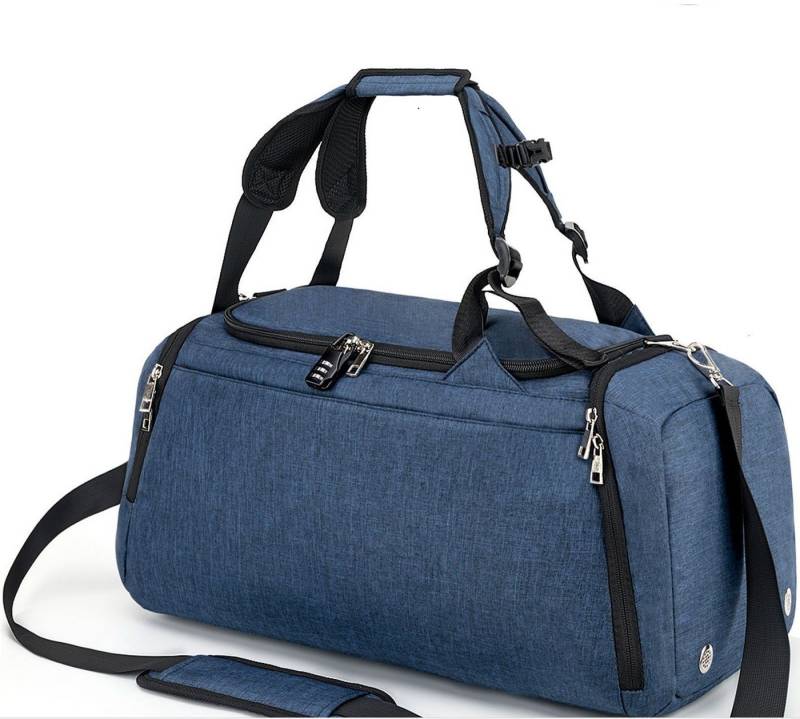 REDOM Reisetasche Trainingstasche Sporttasche Handtasche Schultertasche Seesack Sport (Fitness Tasche Schwimmtasche Sport Reise Tasche Übernachtungstasche, 42L, Zahlenschloss, groß, Weekender, mit Schuhfach Nassfach), Männer Frauen Reisen Gym Urlaub Übernachtung Freizeit Arbeit Business von REDOM