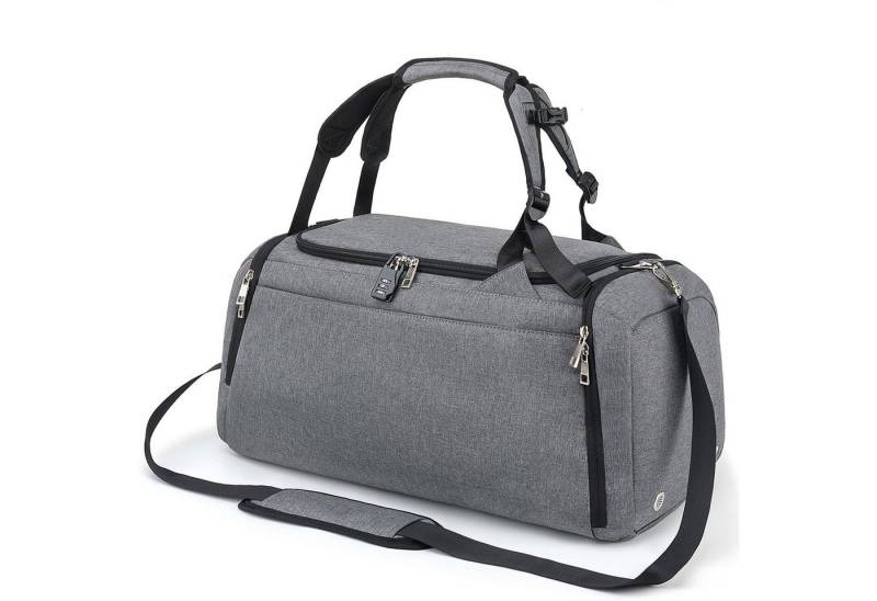 REDOM Reisetasche Trainingstasche Sporttasche Handtasche Schultertasche Seesack Sport (Fitness Tasche Schwimmtasche Sport Reise Tasche Übernachtungstasche, 42L, Zahlenschloss, groß, Weekender, mit Schuhfach Nassfach), Männer Frauen Reisen Gym Urlaub Übernachtung Freizeit Arbeit Business von REDOM