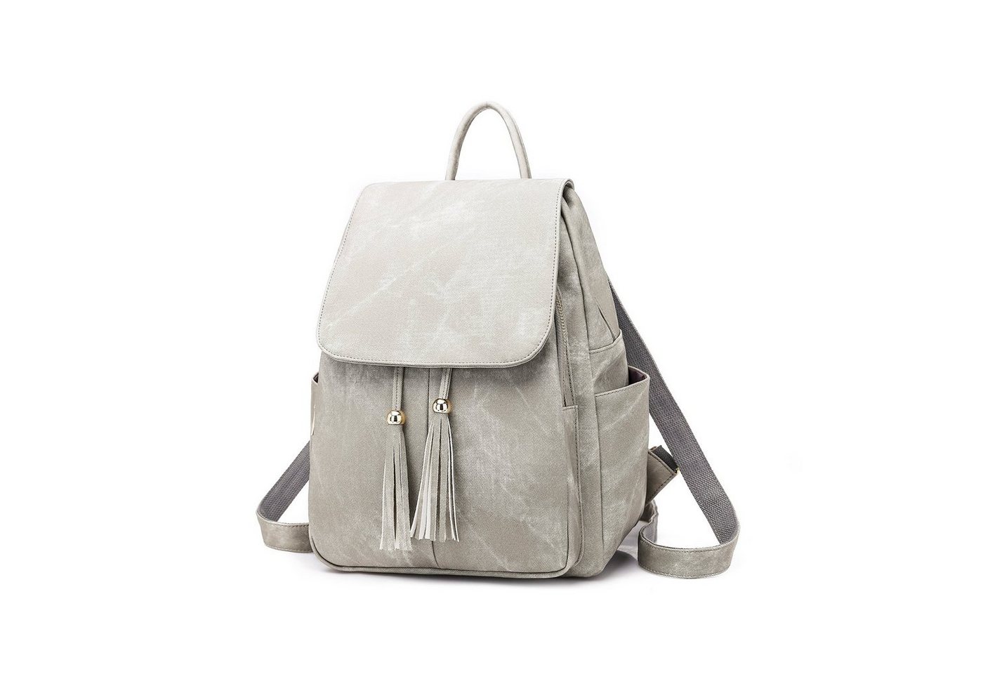 REDOM Rucksack Laptoprucksack Schulrucksack Schultertasche Reiserucksack aus Canvas (Laptop Notebook Tasche Uni Rucksack Anti-Diebstahl mit Geldbörse, Schultertasche, Schule Rucksack, Rucksäcke, Backpack mit Laptopfach), für Damen Frauen Jungen Teenager Freizeit Arbeit Business Reisen von REDOM