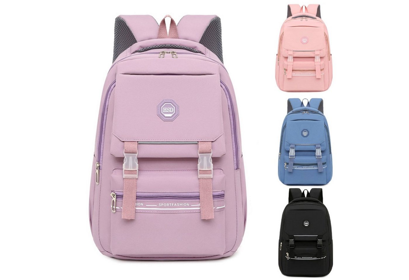 REDOM Schulrucksack Laptop Rucksack Rucksäcke Schulranzen Wasserbeständig Laptoptasche (1 Stück Laptop Notebook Tasche Schule Uni Rucksack, für bis 15,6-Zoll Laptop, Backpack mit Laptopfach, 47 × 32 × 22 cm), für Herren Damen Schüler Teenager Studenten Jungen Freizeit Arbeit von REDOM