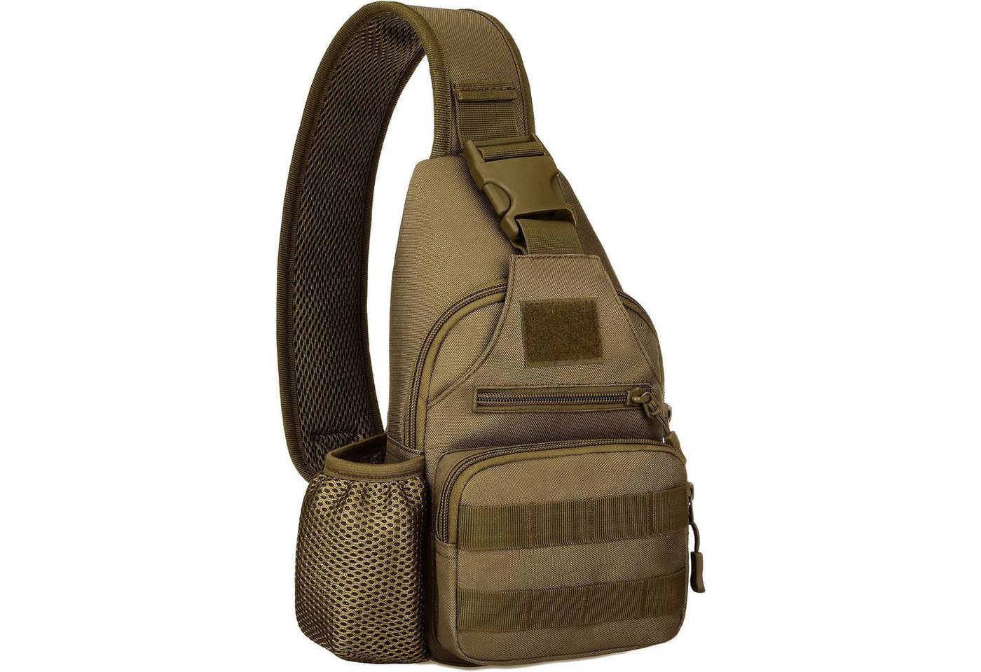 REDOM Schultertasche Brusttasche Handytasche Crossbody Sporttasche (Herren Damen Unisex 16x11x31 cm Verstellbar Schultergurt, 1-tlg., mit USB-Lade-Anschluss, Taktisch, Geldgürtel), für Outdoor Camping Reisen Wandern Radfahren Multipurpose Tagepacks von REDOM