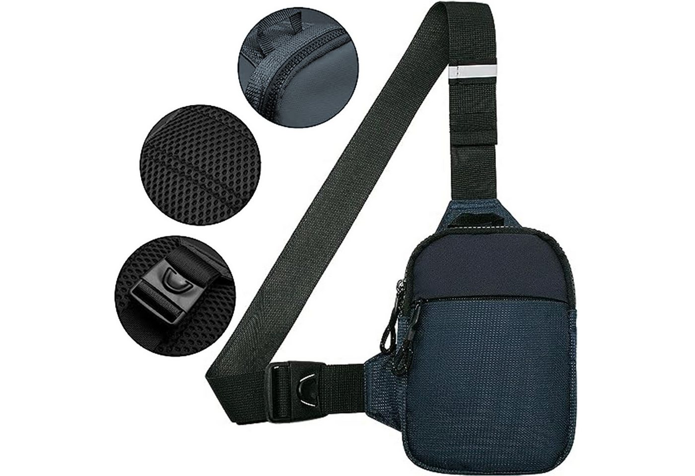 REDOM Schultertasche Brusttasche Sling Schulter Rucksack Rucksäcke Crossbody Umhängetasche (Herren und Damen 22 x 17 x 3 cm oder 19 x 13 x 3 cm, Geldgürtel, Sport, Sporttasche, Handytasche, Unisex), für Outdoor Camping Reisen Wandern Radfahren Multipurpose Tagepacks REDOM Schultertasche Brusttasche Sling Schulter Rucksack Rucksäcke Crossbody Umhängetasche (Herren und Damen 22 x 17 x 3 cm oder 19 x 13 x 3 cm, Geldgürtel, Sport, Sporttasche, Handytasche, Unisex), für Outdoor Camping Reisen Wandern Radfahren Multipurpose Tagepacks von REDOM