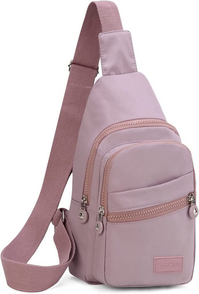 REDOM Schultertasche Brusttasche Sling Schulter Rucksack Rucksäcke Crossbody Umhängetasche (Herren und Damen 30 x 17 x 11 cm, Geldgürtel, Sport, Sporttasche, Groß, Handytasche, Unisex, Anti-Diebstahl), für Outdoor Camping Reisen Wandern Radfahren Multipurpose Tagepacks von REDOM