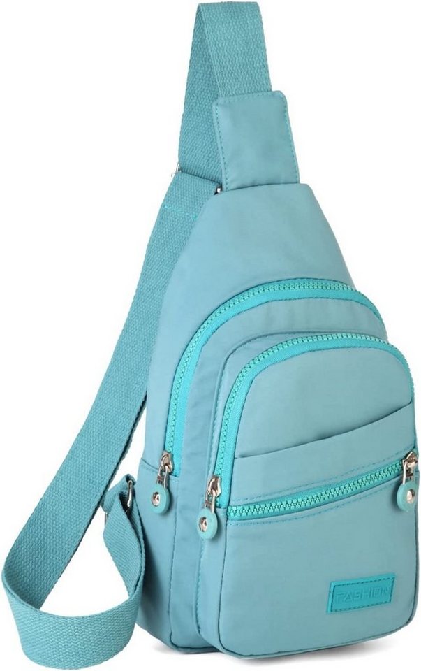 REDOM Schultertasche Brusttasche Sling Schulter Rucksack Rucksäcke Crossbody Umhängetasche (Herren und Damen 30 x 17 x 11 cm, Geldgürtel, Sport, Sporttasche, Groß, Handytasche, Unisex, Anti-Diebstahl), für Outdoor Camping Reisen Wandern Radfahren Multipurpose Tagepacks von REDOM