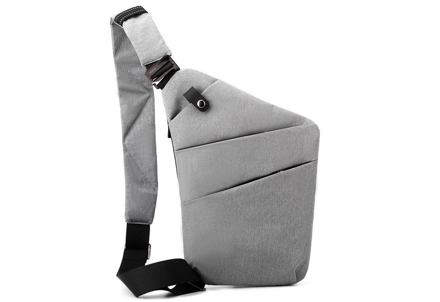 REDOM Schultertasche Brusttasche Sling Schulter Rucksack Rucksäcke Crossbody Umhängetasche (Herren und Damen 32 x 20 x 2 cm, Geldgürtel, Sport, Sporttasche, Groß, Handytasche, Unisex, Segmentiert), für Outdoor Camping Reisen Wandern Radfahren Multipurpose Tagepacks von REDOM