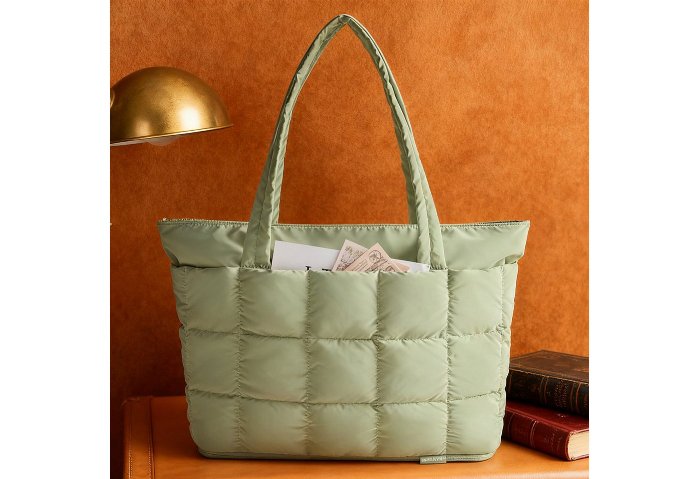 REDOM Schultertasche Reisetasche Sporttasche Reise Umhängetasche Handgepäck Tasche (erweiterbar 22–28L, 1-tlg., mit Trolley-Gurt Laptopfach 15,6" wasserabweisend), ideal für Reisen Sport und Alltag von REDOM