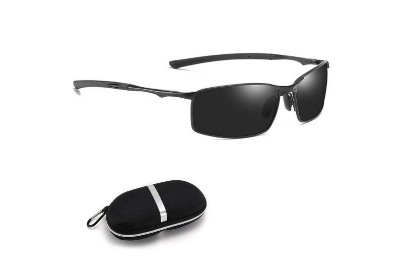 REDOM Sonnenbrille Herren Damen Polarisierte UV Schutzbrille Fahrerbrille (gegen Blendung, elegantes ovales Rahmendesign, 1-St., Unisex, Flexibel, Leicht) zum Autofahren Angeln Wandern Urlaub Sport Reisen Outdoor oder Alltag von REDOM