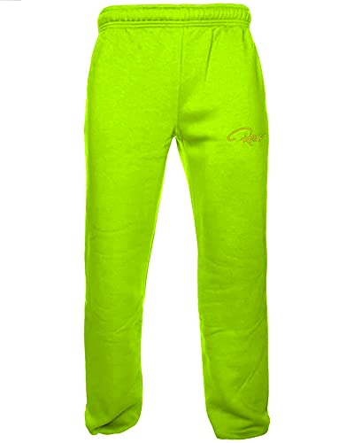 REDRUM Jogginghose Sweatpants Casual Pant Plain schwarz anthrazit grau bis Größe 4XL (2XL, Neon Grün) von REDRUM