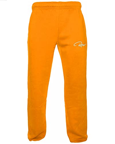 REDRUM Jogginghose Sweatpants Casual Pant Plain schwarz anthrazit grau bis Größe 4XL (M, Gold Orange) von REDRUM