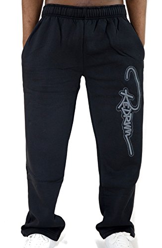 REDRUM Jogginghose Sweatpants Sport Hose Schwarz - Modell Bak Black (L) von REDRUM