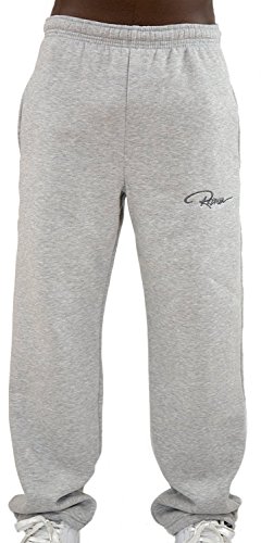 REDRUM Plain Trainingshose Jogginghose Sweatpants Fitness Sport Streetwear (M, Grau) von REDRUM