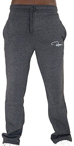REDRUM Plain Trainingshose Jogginghose Sweatpants Fitness Sport Streetwear (XXL, Anthrazit) von REDRUM