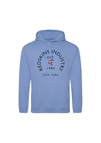 REDSKINS Junior Unisex Kids Hoodie Pullover Weste mit Kapuze Junge Mädchen Hooded Sweatshirt, Türkis, 10 Jahre von REDSKINS Junior