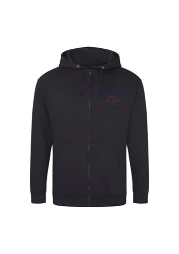 Redskins Pullover Westen Hoodies Junge Mädchen mit Kapuze Kleidung Kinder Unisex Schön Thermisch Atmungsaktiv Modell SZ RS4091 Black 10 Jahre von REDSKINS Junior