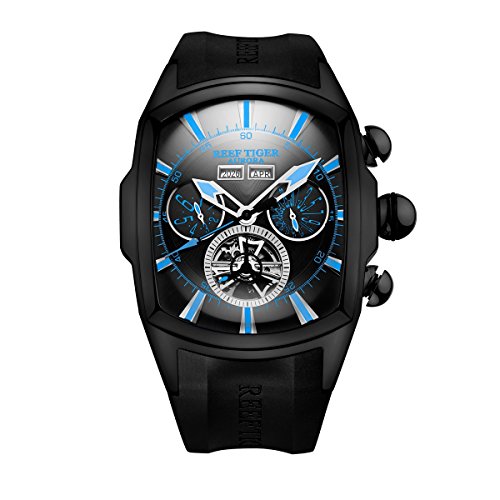 REEF TIGER Herren Uhr analog Automatik mit Leder Armband RGA3069-BBBL REEF TIGER Herren Uhr analog Automatik mit Leder Armband RGA3069-BBBL von REEF TIGER