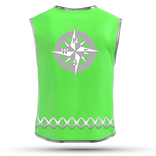 REEFLEXX Herren-Fahrradweste - Stylische Warnweste mit auffälligen Farben/Mustern und starken Reflektoren - Erhöhte Sichtbarkeit im Straßenverkehr. von REEFLEXX