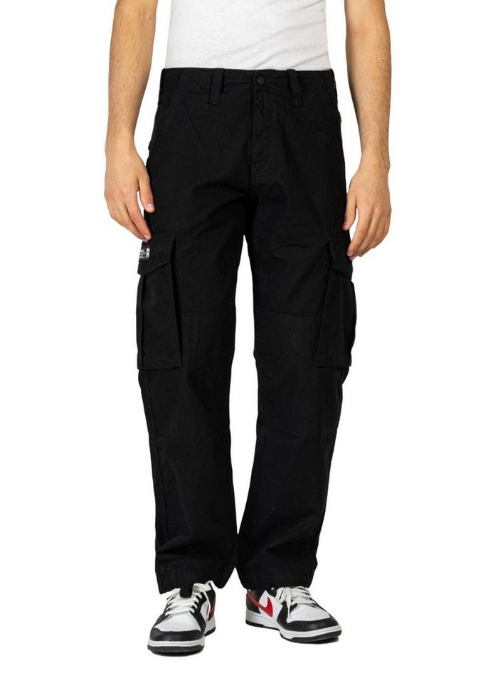 REELL Cargohose Hose Reell Cargo Ripstop 120 deep black, G 34, L 34, F deep black von REELL