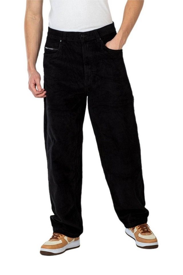 REELL Stoffhose Hose Reell Baggy Black Rigid Cord REELL Stoffhose Hose Reell Baggy Black Rigid Cord von REELL