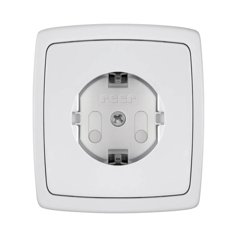 Reer 20er-Pack Steckdosenschutz schraubbar von reer